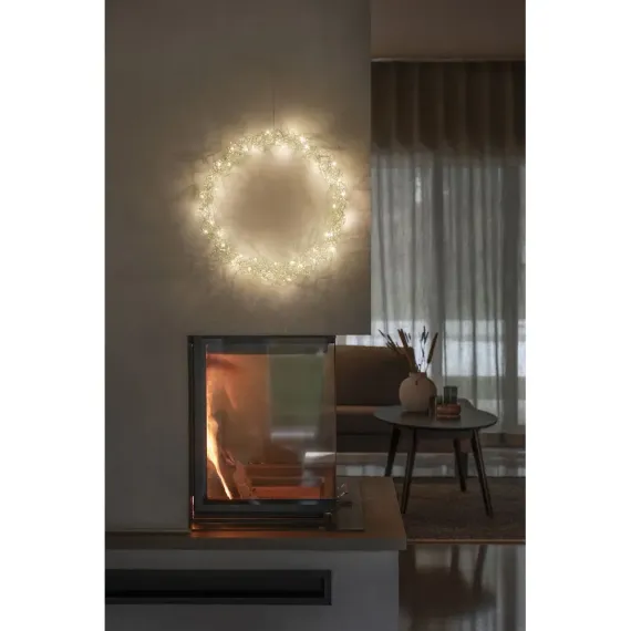 Sølvfarget metallkrans - Albert Vold Interiør AS