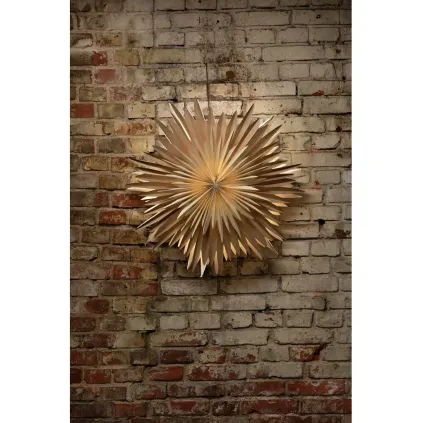 Adventstjerne Greige/Brun