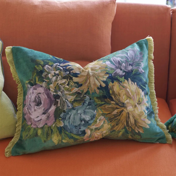 Albert Vold Interiør AS - Designers Guild - Pute FLEURS D ARTISTES - Grønn