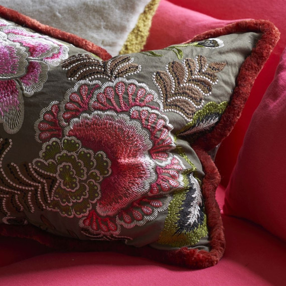 Albert Vold Interiør AS - Designers Guild - Pute ROSE DE DAMAS EMBROID