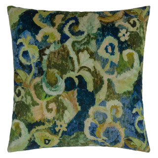 Pute TAPESTRY FLOWER VINTAGE GREEN